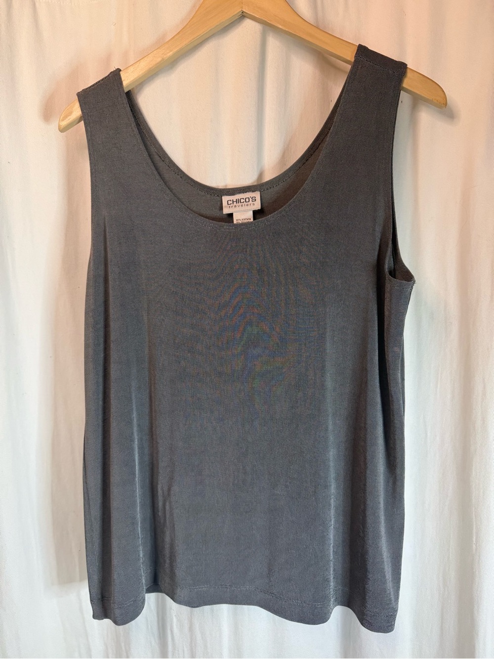 Chico's Gray Travelers Tank Top